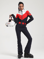 Vintage Color-Block Ski Suit - Women's | Gsou Snow
