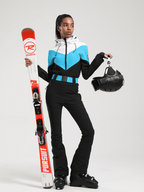 Vintage Color-Block Ski Suit - Women's | Gsou Snow