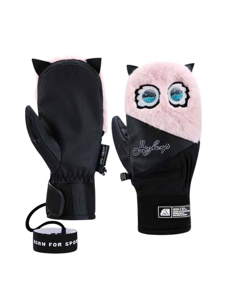 High Experience 3M™ Plush Cute Ski Mittens - Unisex