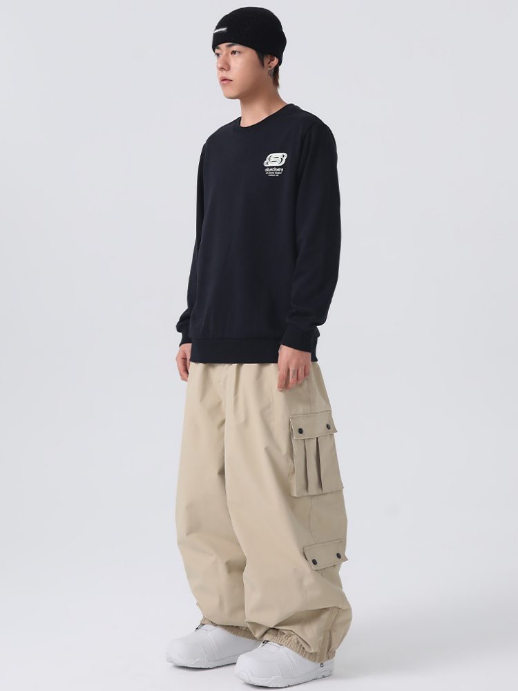Searipe 3L Monochrome Baggy Cargo Pants - Men's