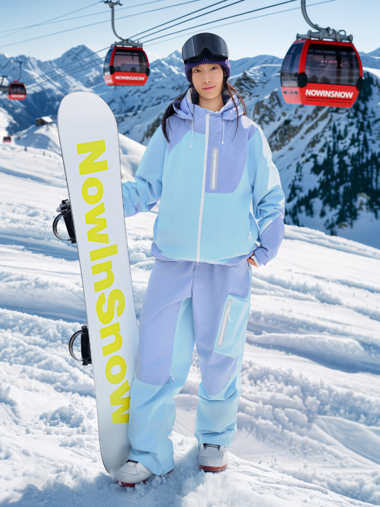 NIS 3L Pastel Colorblock Ski Pants - Unisex
