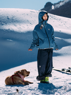 Winter Ticket Blue Motion 3L Baggy Freestyle Ski Jacket - Unisex
