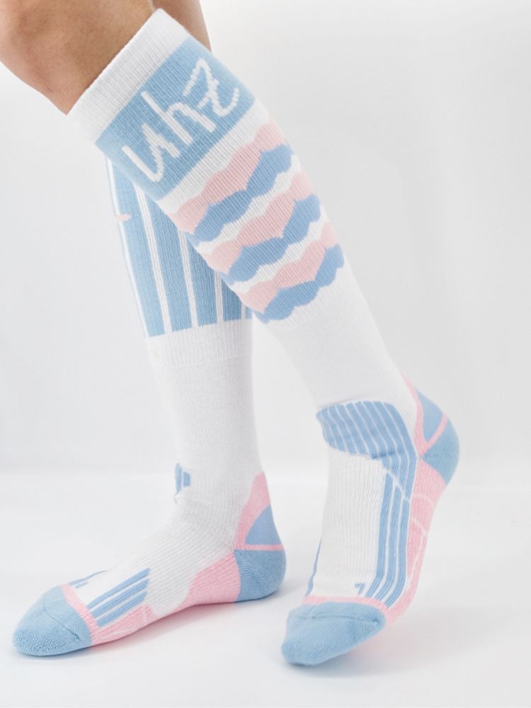 Uhznus Chic Printing Ski Socks
