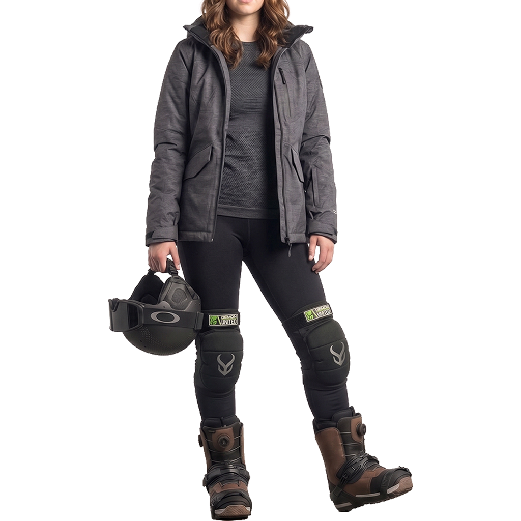 Snowboard Knee Pads — Demon Zero RF D3O, Ski Knee Guards