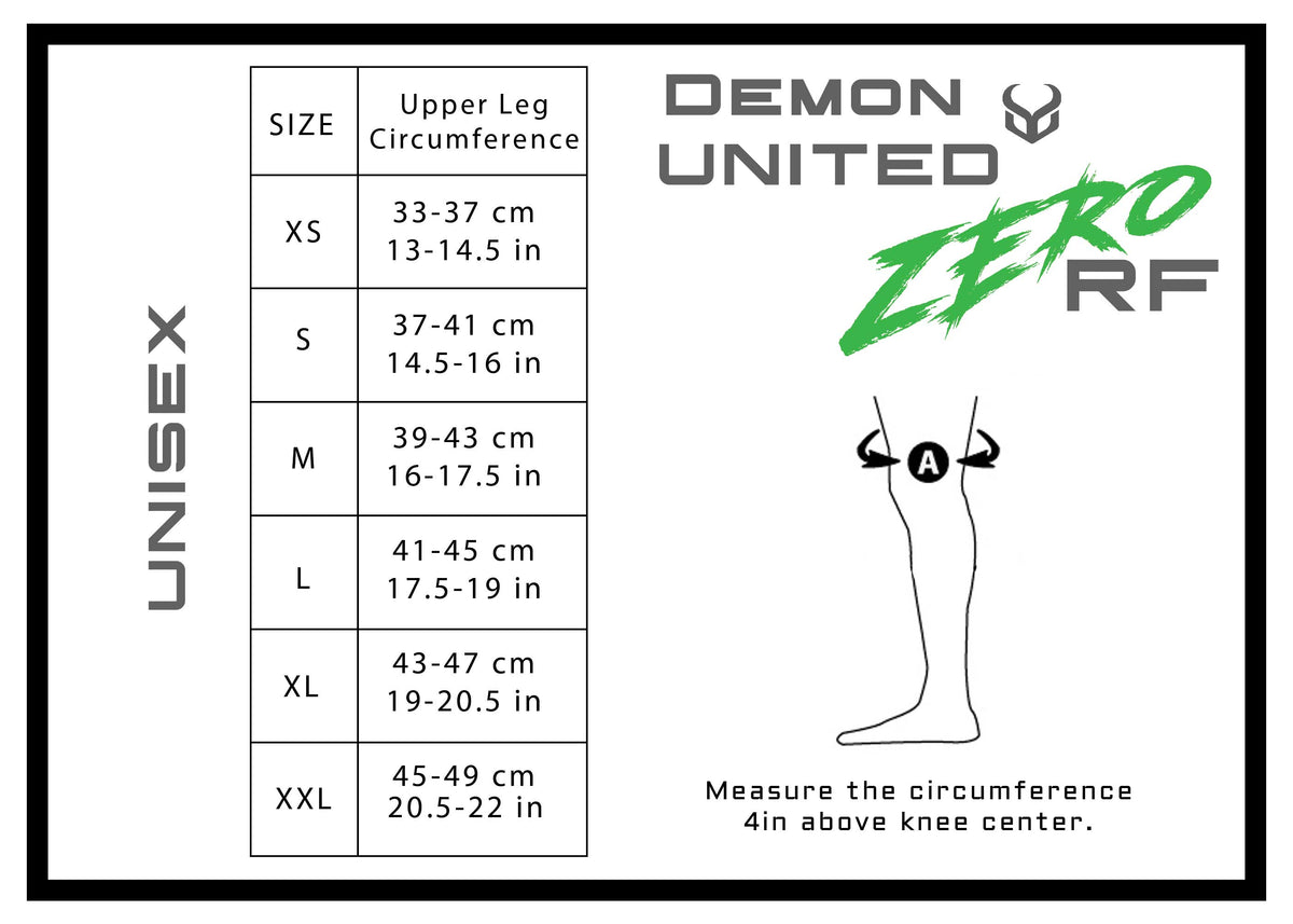 Snowboard Knee Pads — Demon Zero RF D3O, Ski Knee Guards